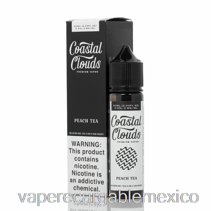 Vape Recargable Té De Durazno - Nubes Costeras Co. - 60ml 0mg